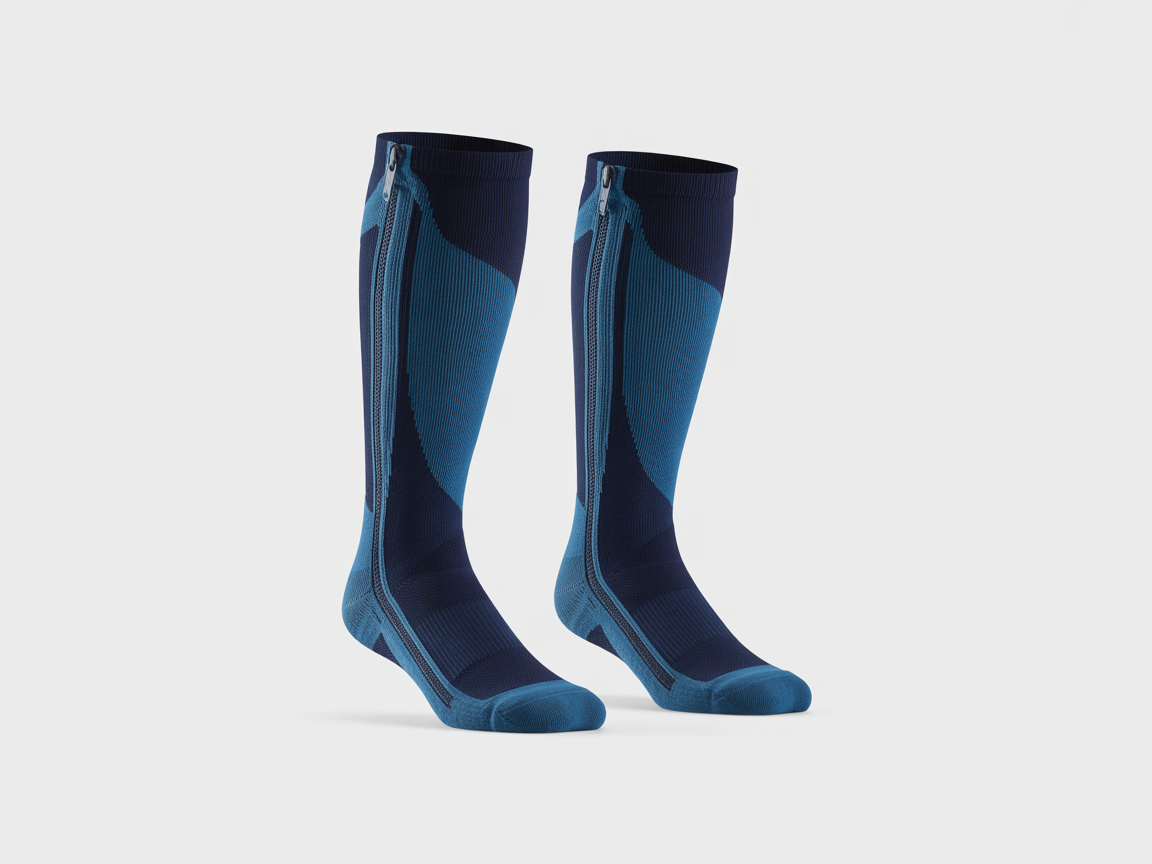 Zipper Compression Socks